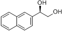 (R)-(?)-1-(2-萘基)-1,2-乙二醇分子式结构图