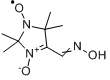 4-羟基亚甲基-2,2,5,5-甲基-3-咪唑啉-3-氧化物-1-氧自由基分子式结构图