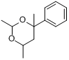 2,4,6-三甲基-4-苯基-1,3-二恶烷;2,4,6-三甲基-4-苯基-1,3-二恶烷;分子式结构图