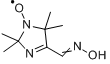 4-羟基亚甲基-2,2,5,5-甲基-3-咪唑啉-1-氧自由基分子式结构图