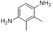 2,3-二甲基-P-苯二胺;2,3-二甲基-P-苯二胺;分子式结构图