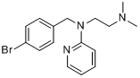 溴吡拉敏;溴吡拉敏;分子式结构图