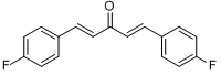 反,反-双(4-氟苄基)丙酮分子式结构图