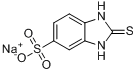2-巯基苯并咪唑-5-磺酸钠二水合物;2-巯基苯并咪唑-5-磺酸钠二水合物;分子式结构图
