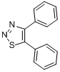 4,5-二苯基-1,2,3-噻二唑;4,5-二苯基-1,2,3-噻二唑;分子式结构图