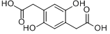 2,5-二羟基-1,4-苯二乙酸分子式结构图