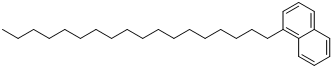 十八烷基萘英文名称：octadecyl-Naphthalene;十八烷基萘分子式结构图