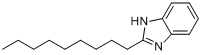 2-壬基苯并咪唑分子式结构图
