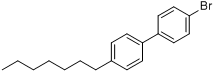4-溴-4-正庚联苯分子式结构图