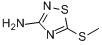 3-氨基-5-(甲硫基)-1,3,4-噻二唑分子式结构图