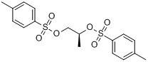 (S)-(-)-1,2-丙二醇Di-甲苯磺酸盐分子式结构图