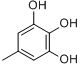 5-甲基焦棓酸;3,4,5-三羟甲苯;5-甲五倍子酚;甲五倍子酚分子式结构图