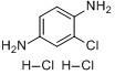 2-氯对苯二胺二盐酸盐分子式结构图
