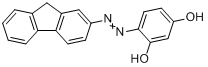 芴-2-偶氮-2,4-二羟基苯分子式结构图