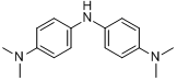 4,4-二(二甲氨基)二苯胺;双(4-二甲氨基苯基)胺分子式结构图