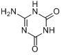 三聚氰胺一酰胺;6-氨基-2,4-二羟基-1,3,5-三嗪;三聚氰酸一酰胺;氰尿酰胺分子式结构图