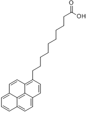 10-(1-芘)癸酸分子式结构图