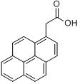 1-芘乙酸分子式结构图