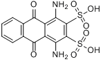 1,4-二氨基蒽酯-2,3-二磺酸分子式结构图