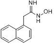 2-(萘-1-基)乙酰胺肟分子式结构图