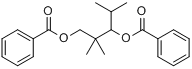 2,2,4-三甲基-1,3-戊二醇二苯甲酸分子式结构图