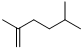 2,5-二甲基-1-己烯;2,5-二甲基-1-己烯分子式结构图