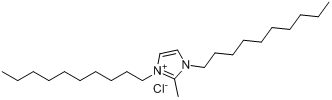 1,3-二癸基-2-甲基氯咪唑啉分子式结构图