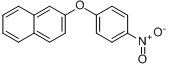 2-(4-硝基苯氧基)萘分子式结构图