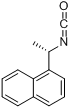 (S)-(+)-1-(1-萘基)乙基异氰酸酯;(S)-(+)-1-萘乙基异氰酸酯分子式结构图