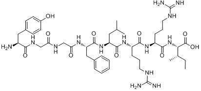 强啡肽1～8片段;强啡肽1～8片段;分子式结构图