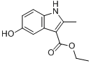 5-羟基-2-甲基吲哚-3-羧酸乙酯分子式结构图