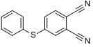 4-(苯基硫醇)酞腈分子式结构图