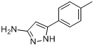 5-氨基-3-(4-甲苯基)吡唑分子式结构图