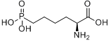 2-氨基-6-膦酰己酸分子式结构图