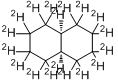 顺-十氢化萘-d18分子式结构图