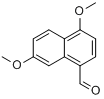 4,7-二甲氧基-1-萘醛分子式结构图