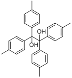 1,1,2,2-四(4-甲基苯)-1,2-乙二醇分子式结构图