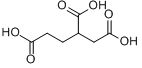 1,2,4-丁烷三羧酸分子式结构图