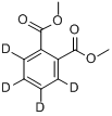 邻苯二甲酸二甲酯-3,4,5,6-d4分子式结构图