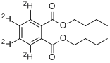 邻苯二甲酸二丁酯-3,4,5,6-d4分子式结构图