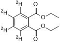 邻苯二甲酸二乙酯-3,4,5,6-d4分子式结构图