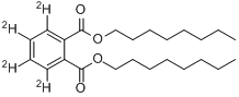 邻苯二甲酸二辛酯-3,4,5,6-d4分子式结构图