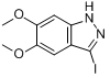 3-碘-5,6-二甲氧基-1H-吲唑;3-碘-5,6-二甲氧基-1H-吲唑分子式结构图