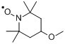 4-甲氧基-2,2,6,6-四甲基哌啶-1-氧自由基;4-甲氧基-2,2,6,6-四甲基-1-哌啶氧自由基分子式结构图
