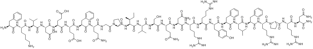 猪神经调节肽U-25分子式结构图