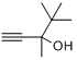 3,4,4-三甲基-1-戊炔-3-醇;3,4,4-三甲基-1-戊炔-3-醇;分子式结构图