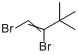 1,2-二溴-3,3-二甲基-1-丁烯分子式结构图