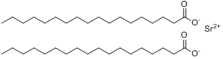 硬脂酸锶;十八酸锶;Stearic acid strontium salt;分子式结构图