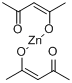 乙酰丙酮锌;双(2,4-戊二酮)锌;乙酰丙酮锌(一水合物)分子式结构图