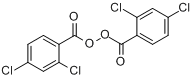 硫化剂DCBP;双-(2,4-二氯过氧化苯甲酰);2,4-二氯过氧化苯甲酰分子式结构图